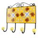 Brown Tiny Flower Ceramic Tile Hook Online